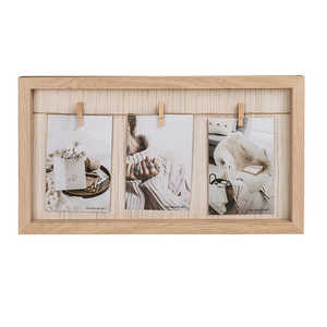 Séchoir à linge en bois avec pinces en bois – Produit durable et écologique - Product Image 3