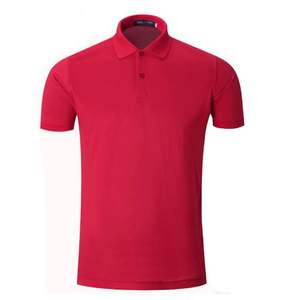 Polo de algodón de manga corta, Color rojo, venta al por mayor, fabricante directo de fábrica, marca personalizada - Product Image 6