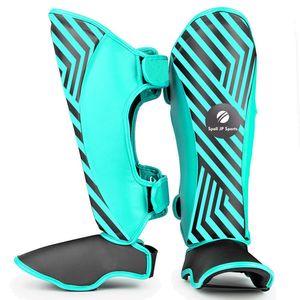 Protège-tibias de boxe en cuir de qualité supérieure, protège-tibias personnalisés pour hommes et femmes avec un design protecteur et durable, protège-tibias personnalisés - Product Image 1