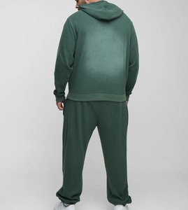 Conjunto Deportivo para Hombre, Teñido en Prenda, Estilo Urbano, Tejido Grueso, Corte Holgado, Cintura Elástica, Algodón Premium - Product Image 6