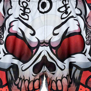 Pantalones Cortos de Boxeo Muay Thai de Satén 100% Poliéster para Hombre, Estilo Hip Hop con Decoración Desgarrada, Opción de Logotipo Personalizado - Product Image 6