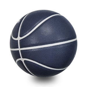 Ballon de basket-ball silencieux, durable et léger, taille 7, logo personnalisé, couleur blanche, pour enfants et jeunes, ballon en PU pour entraînement en salle, jeu, OEM - Product Image 1