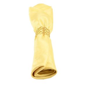 Handmade Gold Round Mesh Napkin Ring Metal Home Decor for Everyday <b>Dining</b> Parties and <b>Table</b> <b>Centrepiece</b> - Product Image 5