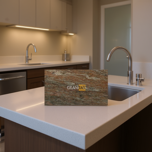 Encimeras de Granito Calacata Carrara de Piedra Natural para Baños y Cocinas, Pulidas, Prefabricadas, en Diversos Tamaños para Hoteles - Product Image 3