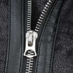 Veste en cuir vintage décontractée de conception personnalisée OEM pour hommes style extérieur moto veste en cuir PU pour hommes - Product Image 2