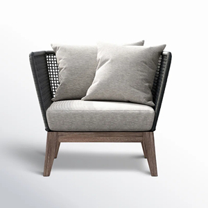 Sofá de Jardín Moderno, Muebles de Alta Calidad, Material de Madera, Patio, Balcón, Ocio, Silla de Madera Maciza de Teca - Fella - Product Image 3