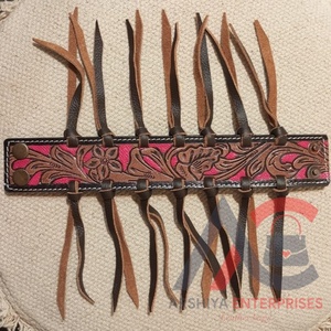 สร้อยข้อมือหนังแท้สลักลายสำหรับผู้หญิงกำไลข้อมืองานทำมือสไตล์โบฮีเมียน - Product Image 1