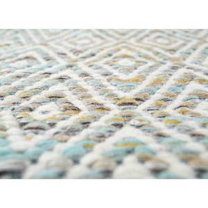 พรมอะบราชบลู แฟลตวีฟส์ วูล&วิสโคส ลายเรขาคณิต สำหรับใช้ในบ้าน-Adwv-13047 - Product Image 3