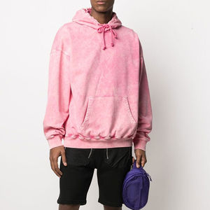 Sudadera con capucha para hombre de lavado ácido de talla grande a la venta 2025 Sudaderas con capucha de lavado ácido de diseño de producto más nuevo en MOQ bajo - Product Image 4