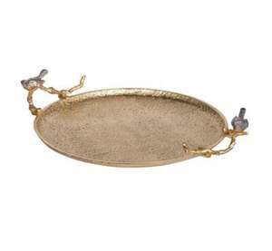 Juego de 2 bandejas de servicio de aluminio y metal con asa, perfectas para restaurantes y hoteles, servicios de catering - Product Image 3