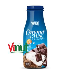 Botella de vidrio de 280ml Leche de coco con mango Proveedores de personalización gráfica Natural Bajo en azúcar Sin azúcar en Vietnam - Product Image 4