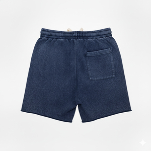 Short de survêtement taille moyenne pour hommes de haute qualité 100% coton solide Vintage brodé respirant séchage rapide - Product Image 2