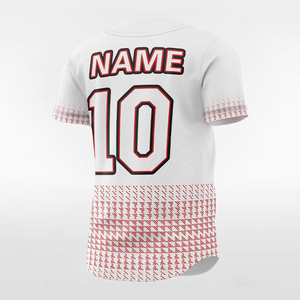 Camiseta de béisbol transpirable cosida con impresión digital por sublimación de diseño personalizado OEM - Product Image 5