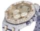 Luxurious Diamond Watch, Full Iced Out Band Customised Hip Hop Wrist Watch, Chronograph Rapper Style Diamond Watch