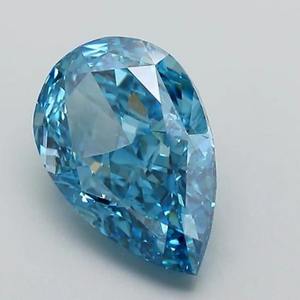 Vente flash - Diamant bleu fantaisie taille poire 1,00 carat, pierre précieuse en vrac, HU-56, prix de gros, fabricant, fournisseur - Product Image 6