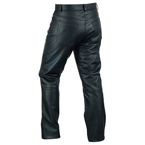 <b>Mens</b> Business Slim Fit Stretchy Black Faux <b>Leather</b> Pants Male Elastic Tight <b>Trousers</b> PU <b>Leather</b> Shiny Pants - Product Image 4