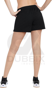 กางเกงขาสั้นผ้าฝ้าย100% สั้นสำหรับผู้หญิงกางเกงขาสั้นสำหรับผู้หญิงลายสีสติกเกอร์โลโก้แบบปรับแต่งได้ - Product Image 2