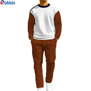 Ensemble de sweat-shirts décontractés pour hommes, poids lourd, taille plus, respirant, séchage rapide, léger, polyester/coton, design 2 en 1, numérique - Product Image 2