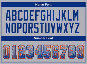 Logotipo bordado personalizado y diseño gris real naranja malla fútbol Jersey en Drift moda nueva auténtica camiseta de fútbol americano - Product Image 4