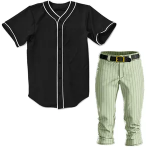 男子棒球运动衫和裤子制服套装定制标志设计团队穿棒球制服新款舒适棒球套装