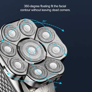 Tondeuse Électrique Multifonctionnelle pour Hommes, Étanche IPX7, Rechargeable USB, pour Barbe, Poils du Nez et du Corps, Idéale pour les Véhicules Récréatifs - Product Image 2