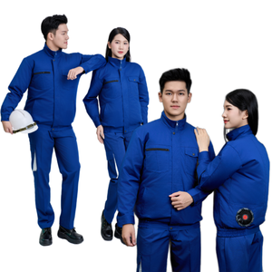 เสื้อแจ็คเก็ตทำงานแบบมีแอร์ มองเห็นได้ชัดเจน ผลิตจากผ้า TC ทนทาน ระบายอากาศได้ดี สวมใส่สบาย สำหรับผู้หญิง ผลิตในเวียดนาม ยี่ห้อ FMF - Product Image 1