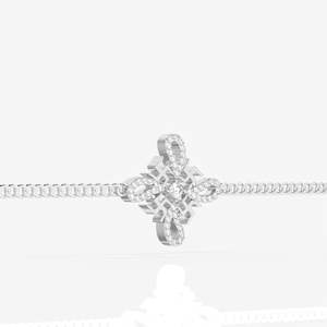 Pulsera y Brazalete de Plata de Ley con Moissanita para Hombre Shubhika - Product Image 3