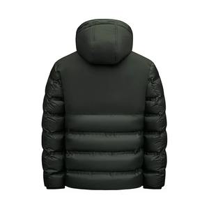 OEM personalizado chaqueta de invierno de los hombres cálido acolchado burbuja Puffer abrigo con cuello alto y multi-Bolsillo Gilet - Product Image 2