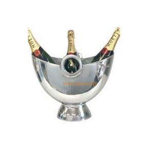 ถังใส่ขวดไวน์ทำจากสแตนเลสกระจกขัดเงาบนโต๊ะและพื้นถังใส่ไวน์แชมเปญ - Product Image 1