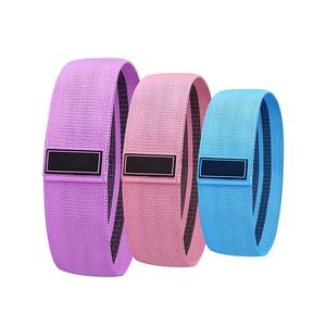 Bandas de Resistencia para Glúteos con Logotipo Personalizado al por Mayor, Juego de 3 Bandas Elásticas para Ejercicios de Cadera para Mujeres, Entrenamiento en Gimnasio - Product Image 2