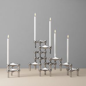 Candelabro Decorativo de Aluminio para Uso en Interiores, Diseño Personalizable que Crea una Atmósfera Acogedora, Decoración de Pascua - Product Image 4