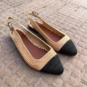 Wholesale Cheap Moroccan Handmade Raffia Slippers and Sandals Eco Friendly Woven <b>Shoes</b> for Women <b>Men</b> Bulk Order Supplier Direct - Product Image 1