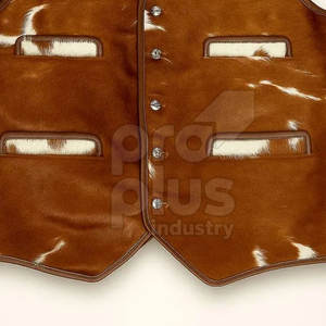 Chaleco de Cuero Vacuno de Primera Calidad, Transpirable y Ecológico para Invierno, Ideal para Montar al Aire Libre y Moda Casual - Product Image 5