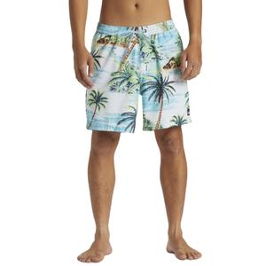 Men Beach Shorts Quick Dry Polyester Swim Shorts Lightweight Breathable Summer Surf Board Shorts <b>Elastic</b> Waist Swimwear OEM - Product Image 1