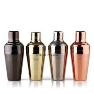 Acabado personalizado y logotipo disponible de lujo de calidad de metal hecho Barware coctelera de la India en un precio impresionante - Product Image 2