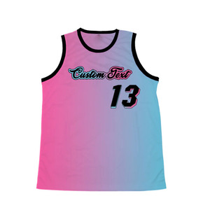 Maillot de basket réversible personnalisable en gros, 100 % polyester, vêtement de sport avec nom et numéro imprimés - Product Image 5
