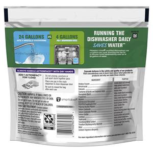 Cascade Platinum Action Pacs Detergente para Lavavajillas Aroma Fresco 14 Unidades Modelo 789630263 - Product Image 2