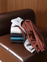Blouson Bomber Réversible Coupe-Vent Léger OEM Elite pour Homme – Double Face, Fermeture Éclair, Col Montant, Style Business Old Money