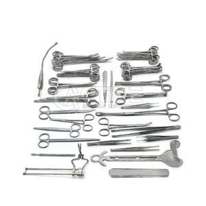 Ensemble chirurgical réutilisable de laparotomie avec les instruments stérilisables pour l'usage d'hôpital ensemble de porte-aiguille de laparotomie de chirurgie générale - Product Image 6
