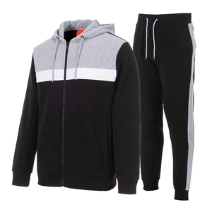 ชุดวอร์มสองชิ้นน้ำหนักเบามีซิปพิมพ์โลโก้ตามสั่งไซส์ใหญ่ระบายอากาศได้ดีดีไซน์ล่าสุด - Product Image 1