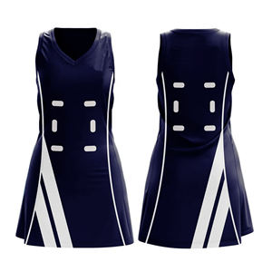 Para el proveedor Impreso Netball Uniforme Diseño personalizado Equipo Deporte Mujeres Jersey Logotipo personalizado 100% Poliéster Venta al por mayor Entrenamiento Adultos - Product Image 3