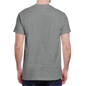 T-shirt de fitness de couleur unie pour hommes Chemise d'entraînement respirante coupe ajustée pour la course à pied Sports Activewear Summer Tee - Product Image 3