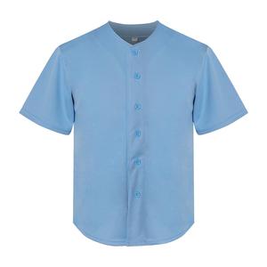 Offre Spéciale polyester maille léger respirant séchage rapide maillot de baseball à manches courtes bouton patte maillot de baseball personnalisé - Product Image 1