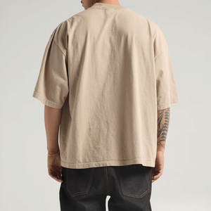 Camisetas de gran tamaño para hombre, camisetas holgadas de manga corta, informales, holgadas, básicas, con cuello redondo, manga corta, Camiseta holgada - Product Image 2