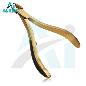 Pince à cuticules professionnelle en acier inoxydable or outil de manucure d'usine d'origine pour les Instruments chirurgicaux de base d'utilisation de Salon à domicile - Product Image 6