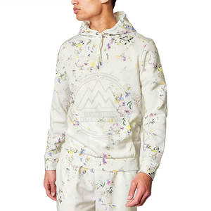 Design Your Own <b>Long</b> Sleeves Printed Hoodie & <b>Shorts</b> Set Best Price OEM Design <b>Men</b> Printed Hoodie & <b>Shorts</b> Set - Product Image 6