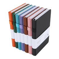Carnet personnalisé A5 en cuir PU, couverture rigide, esthétique, fournitures scolaires et de bureau, planificateur hebdomadaire minimaliste