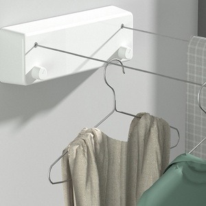 Nouveaux supports en acier inoxydable, en plastique, portables, intérieurs, robustes, extérieurs, rétractables, pour <span class=keywords><strong>linge</strong></span> - Product Image 2