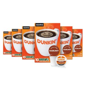 Café con Sabor a Avellana Dunkin', 60 Cápsulas Keurig K-Cup, 10 Unidades (Paquete de 6) - Product Image 1
