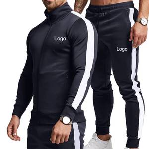 Conjunto Deportivo Corto de Alta Calidad Personalizado para Hombre, Sudadera Ligera con Estampado Sólido, Trajes de Invierno - Product Image 1